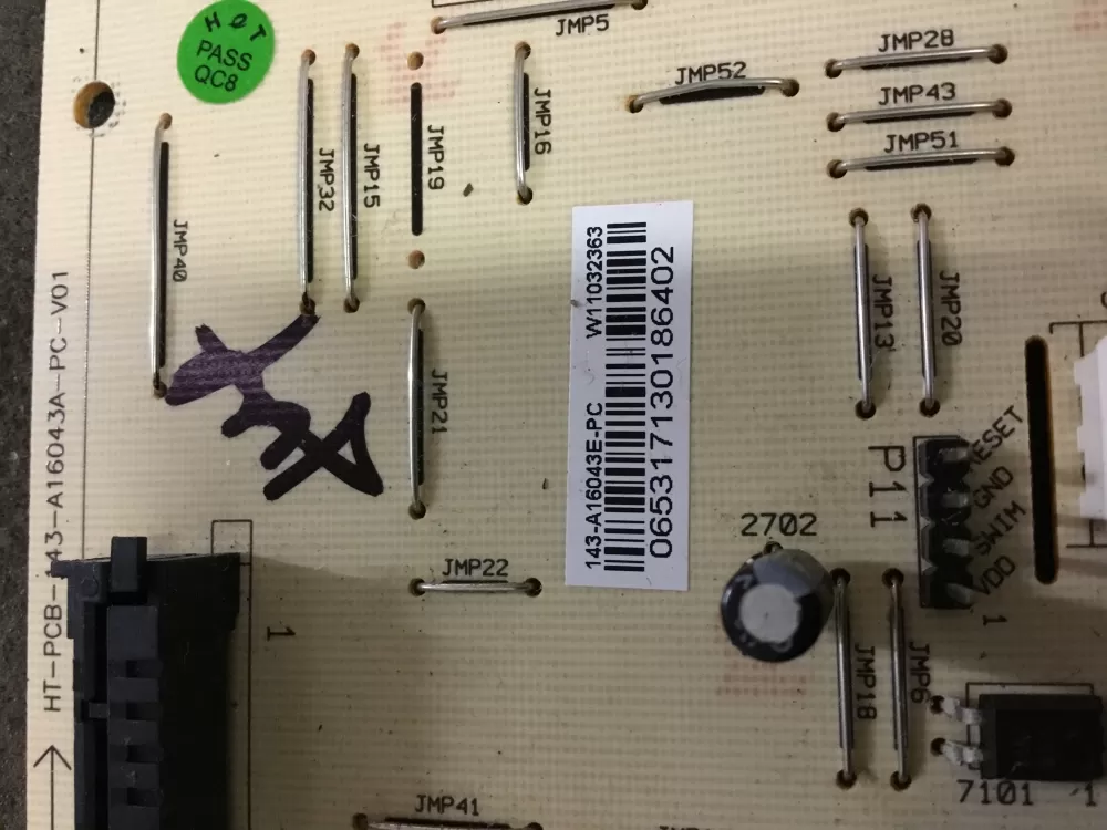 KitchenAid Amana W11182110 PS12348634 Microwave Control Board AZ100521 | NR137