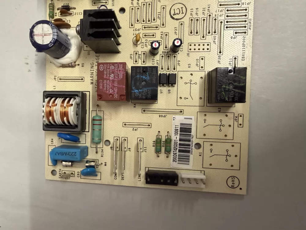 GE EBX1110P002 200D49742G001 Fridge Control Board AZ219340 | KM2224