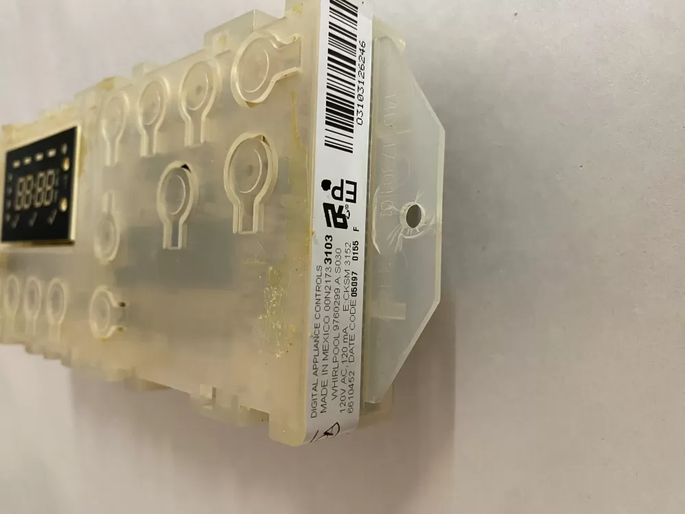 Whirlpool WP6610457 Estate Range Oven Control Board AZ201552 | BK2702