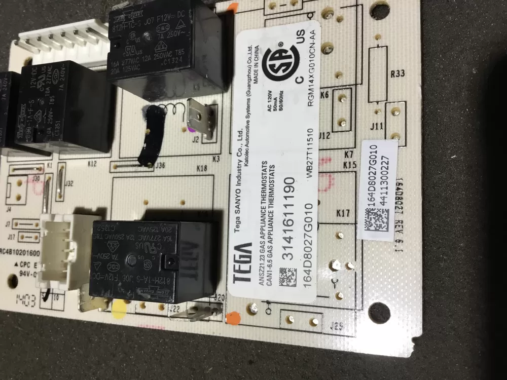 GE 164D8027G010 WB27T11510 Range Control Board AZ99555 | NR34