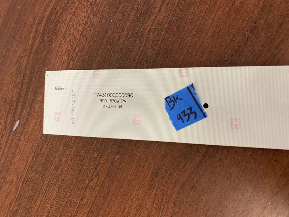 Insignia Midea NSRFD21SS7 Refrigerator LED Board 17431000000090 AZ35669 | BK433