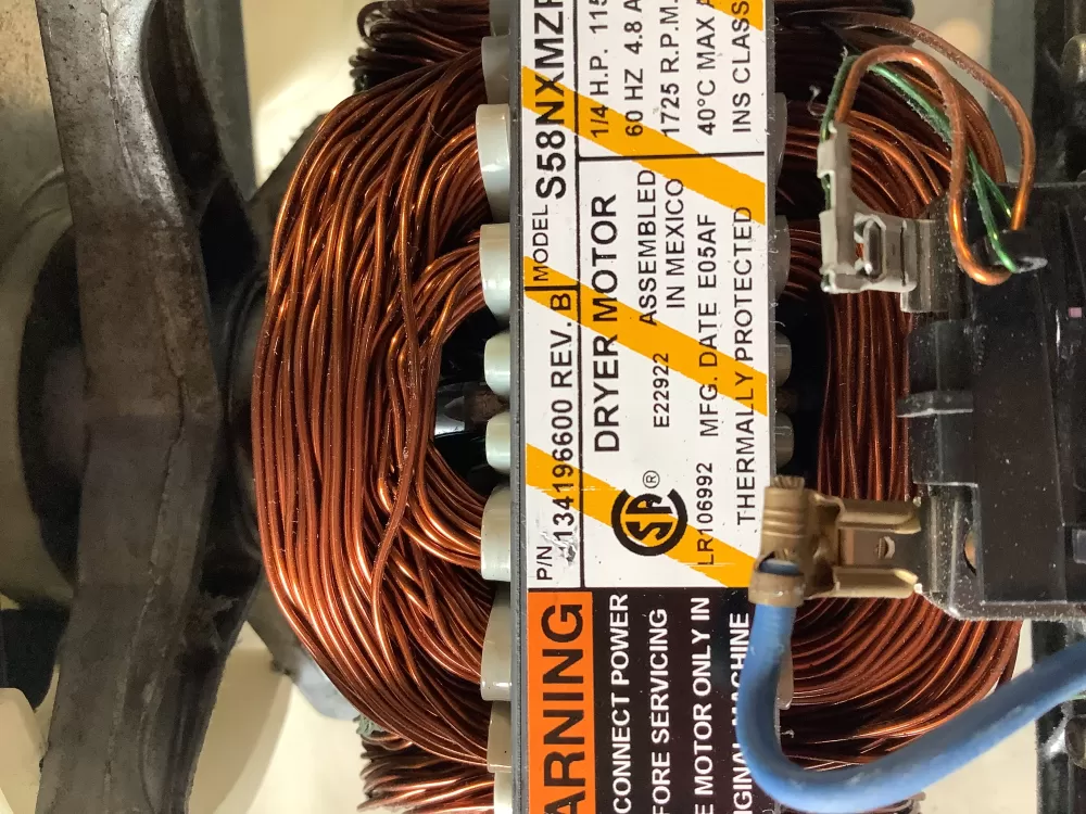 Frigidiare  White Westinghouse AP6783327  134196600  134196601  4838828  PS12584805 Dryer Drive Motor