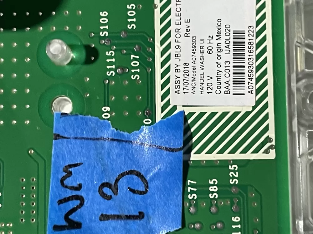 Kenmore Frigidaire A07459303 A07459304 Dryer Control Board AZ156792 | Wm13