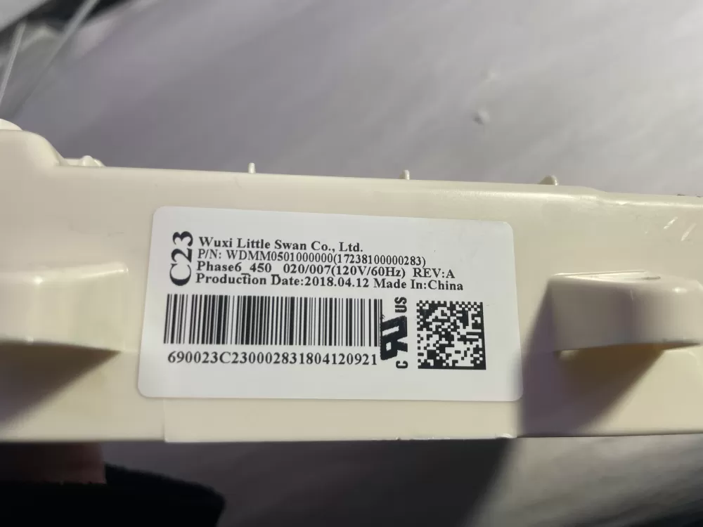 GE WH12X27293 17238100000283 Washer Control Board AZ196944 | Wmv890