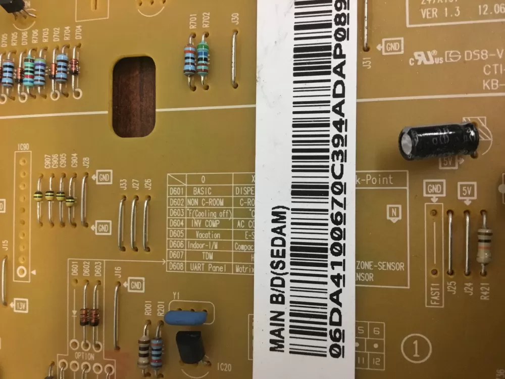 Samsung DA41-00670C DA41-00668A Refrigerator Control Board AZ29012 | NR81