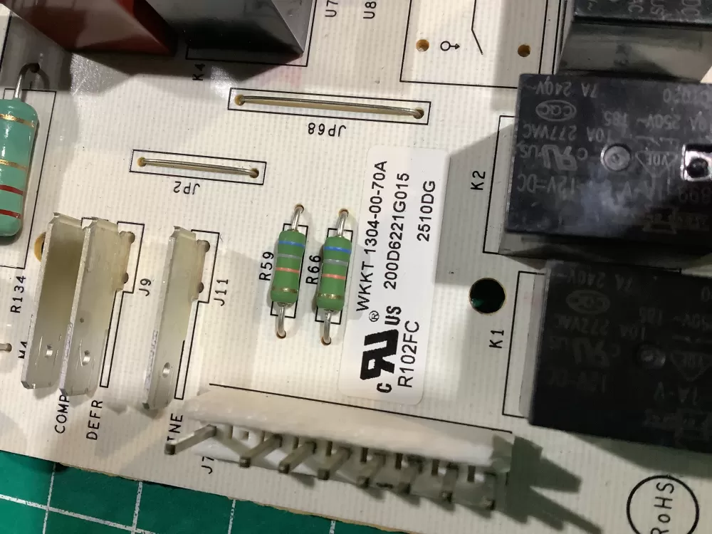 GE 200D6221G028 EBX1110P002 Refrigerator Control Board AZ149612 | NR2493