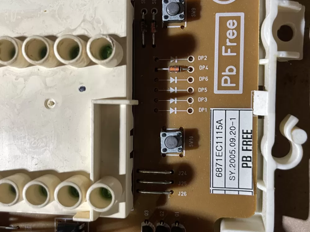 LG 6870EC9129B 6871EC1115A Dryer Control Board AZ66292 | Wmv411