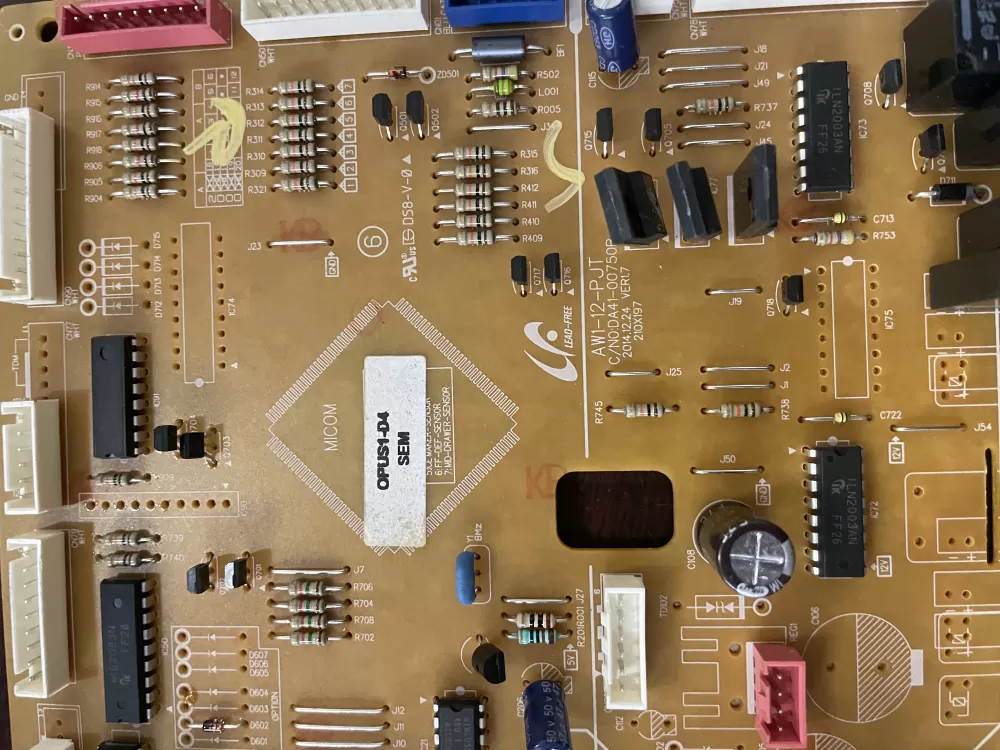 Samsung DA92-00592A DA92-00592B Refrigerator Control Board AZ35726 | KM328