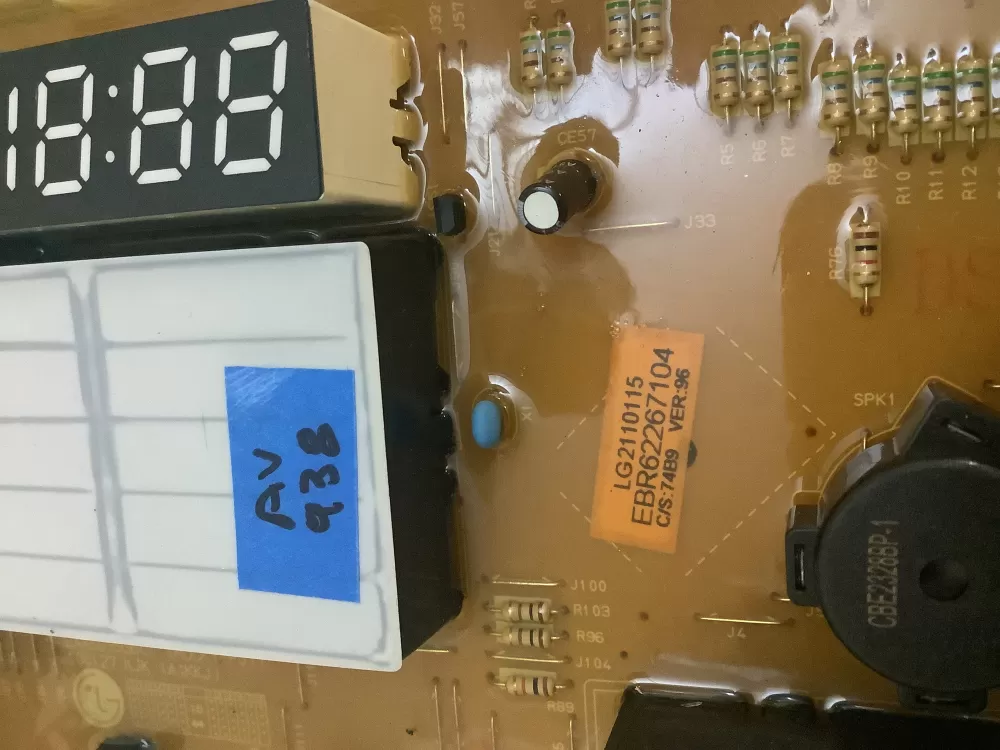 LG EBR62267101 EBR62267104 PS3645416 Washer Control Board AZ221723 | ARV938