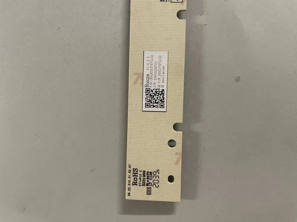 GE 265D3747G100 Dishwasher Control Board AZ143306 | KM2404
