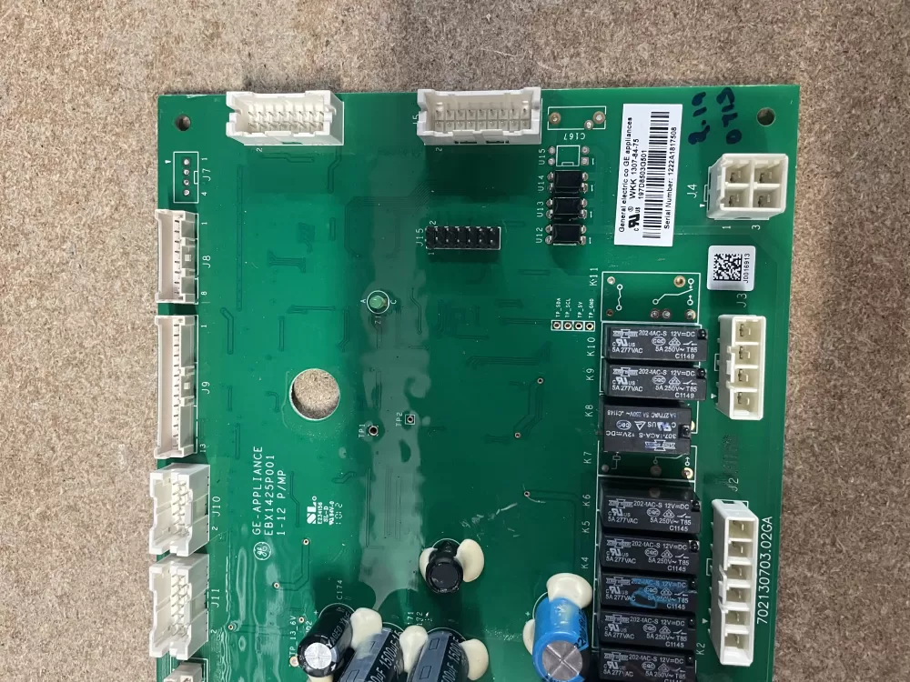 GE 197D8503G501 EBX1425P001 WR55X29608 Refrigerator Control Board