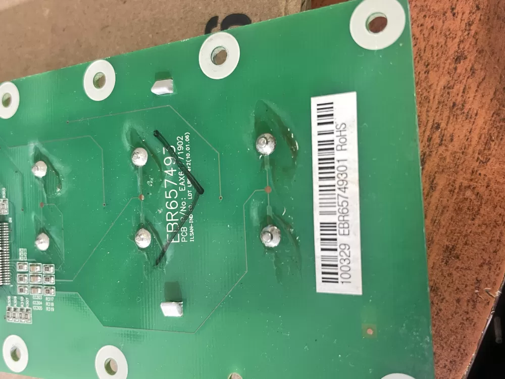 LG EBR65749301 Refrigerator Dispenser Control Board AZ96216 | Wm1955