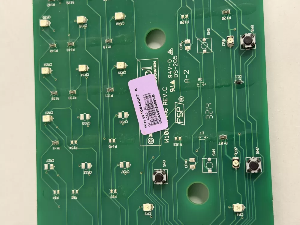 Whirlpool W10544207 Washer Board Control AZ209794 | KM346