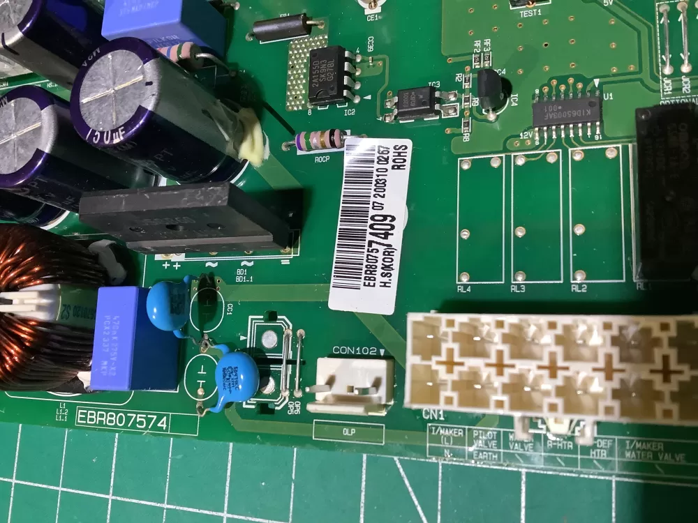LG EBR80757417 Refrigerator Control Board AZ137811 | NR2371