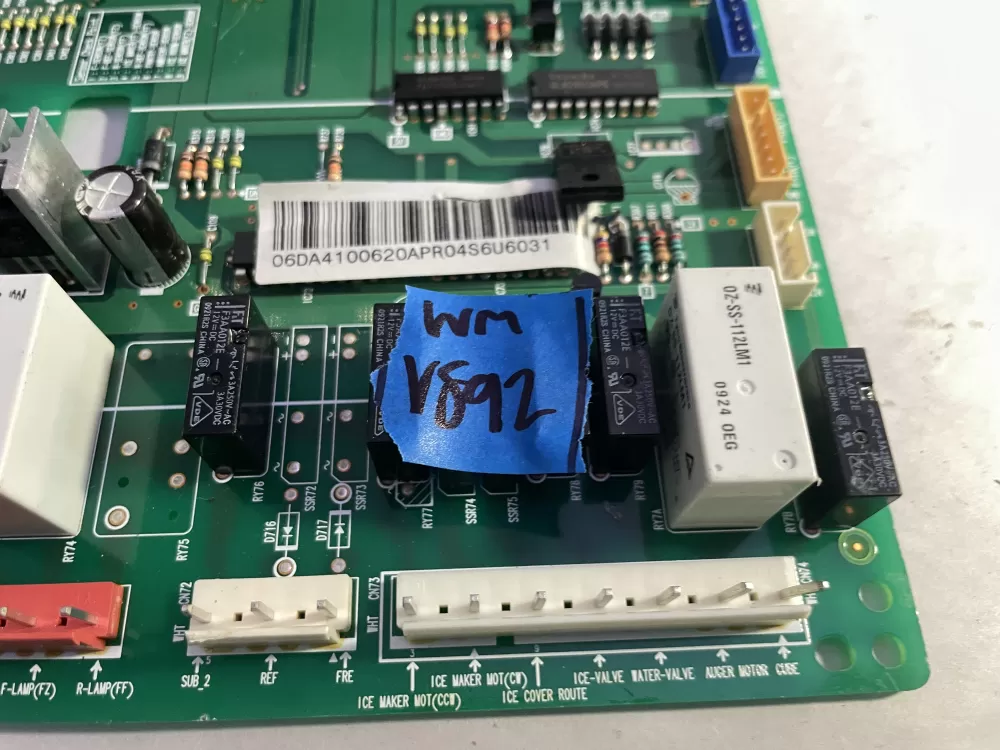 Samsung DA41-00620A PS4139978 Refrigerator Control Board AZ197199 | Wmv892