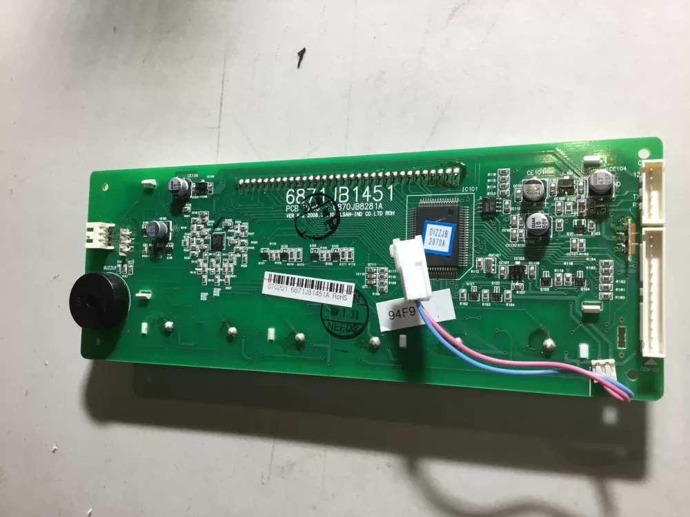 LG Kenmore 6871JB1451A Refrigerator Control Board Dispenser AZ44088 | NR1758