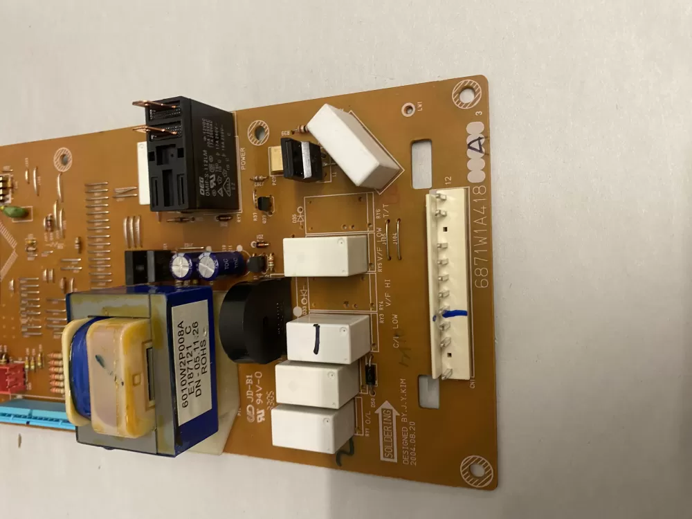 LG 6871W1A418A Microwave Control Board AZ224932 | BK1615