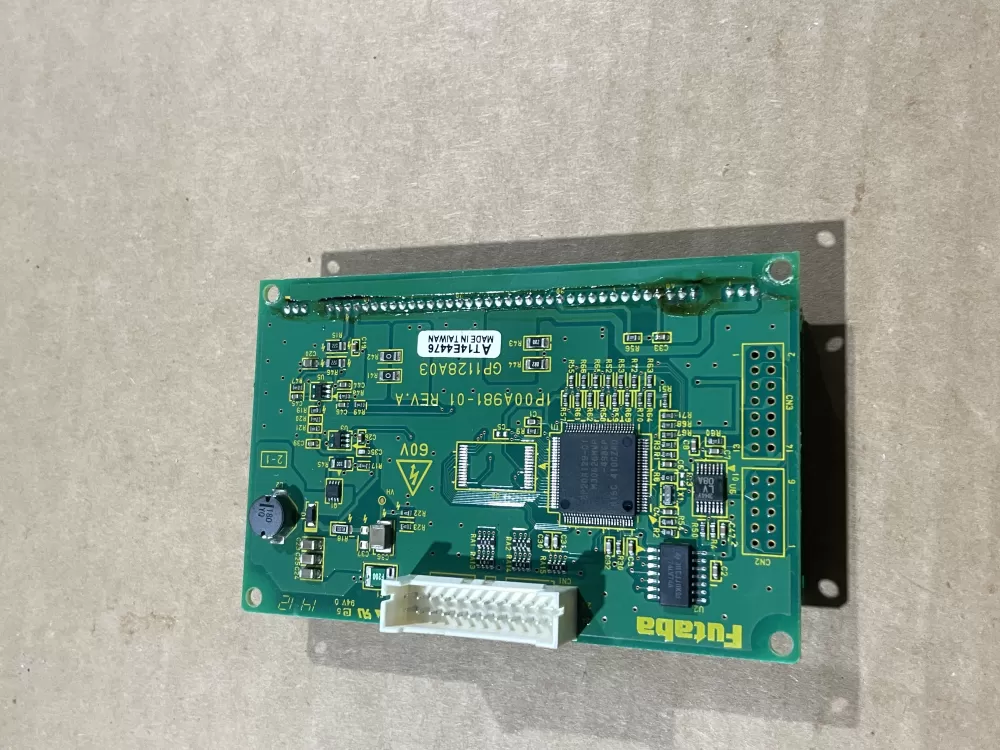 GE Microwave VF Display Control  Part# 1P00A981-01 GP1128A03 AZ62144 | Wm1944