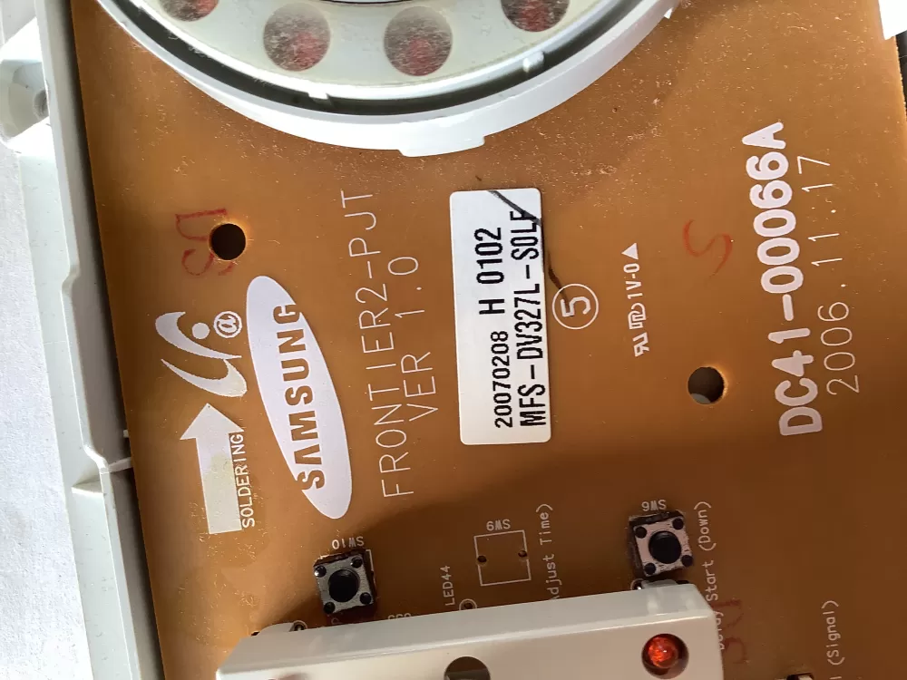 Samsung DCG1-01657A AG3MOD Washer Control Board AZ143311 | ZCV757