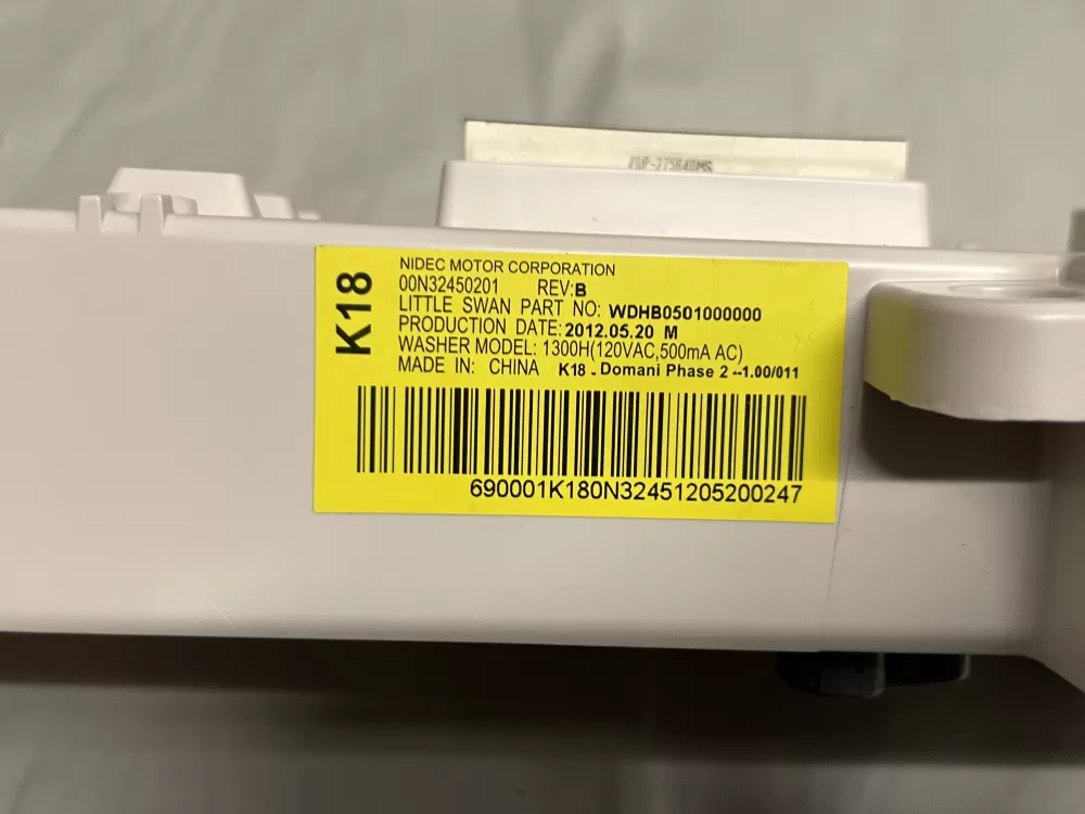 GE 00N32450201 Washer Control Board AZ207845 | Wmv920