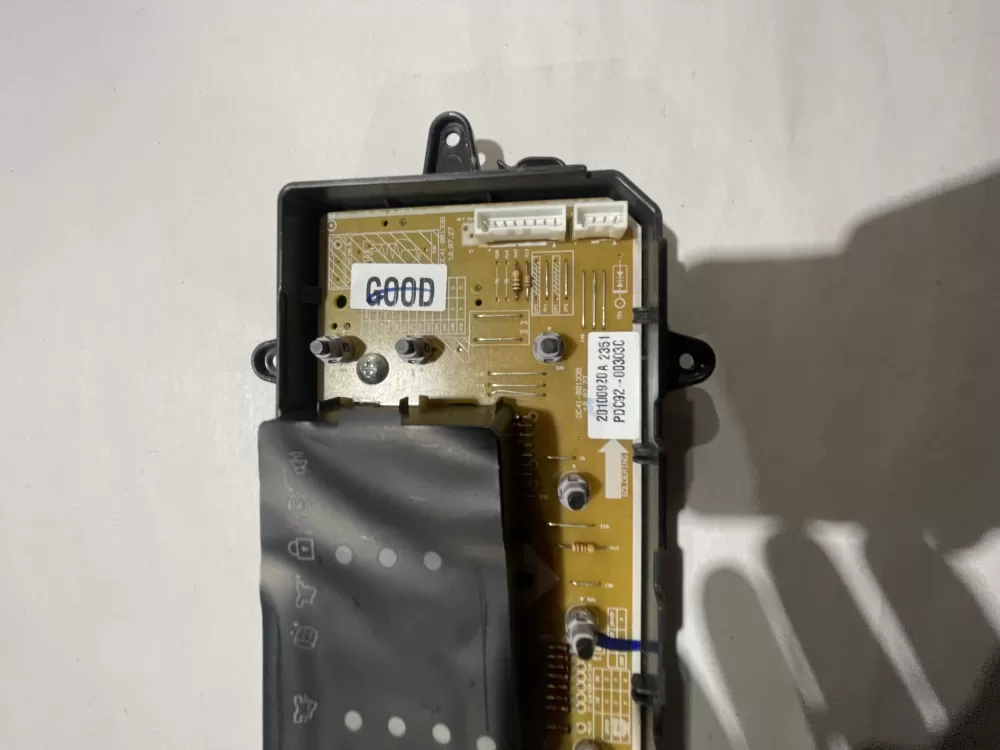 Samsung PDC92 00303C Washer Control Board User Interface AZ187021 | KMV201