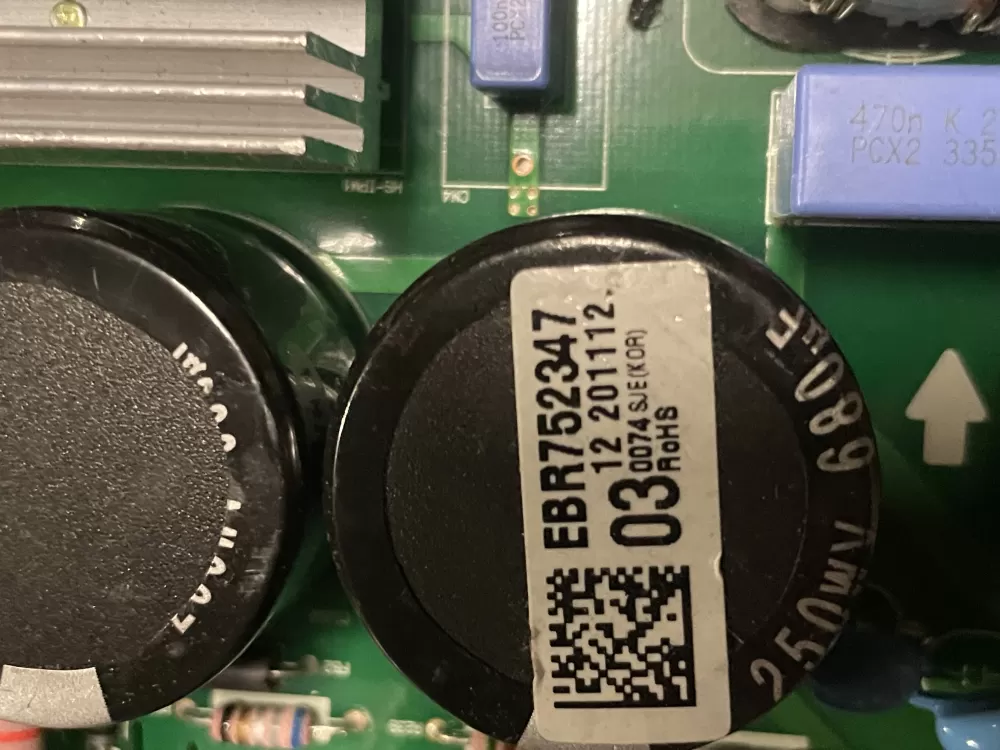 LG EBR86093777 Refrigerator Control Board Pcb Main AZ25770 | Wm737