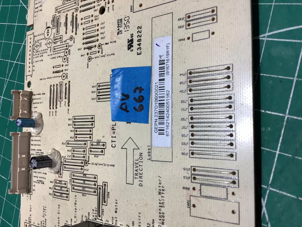GE 237D1060G021 Washer Control Board AZ186539 | AV667