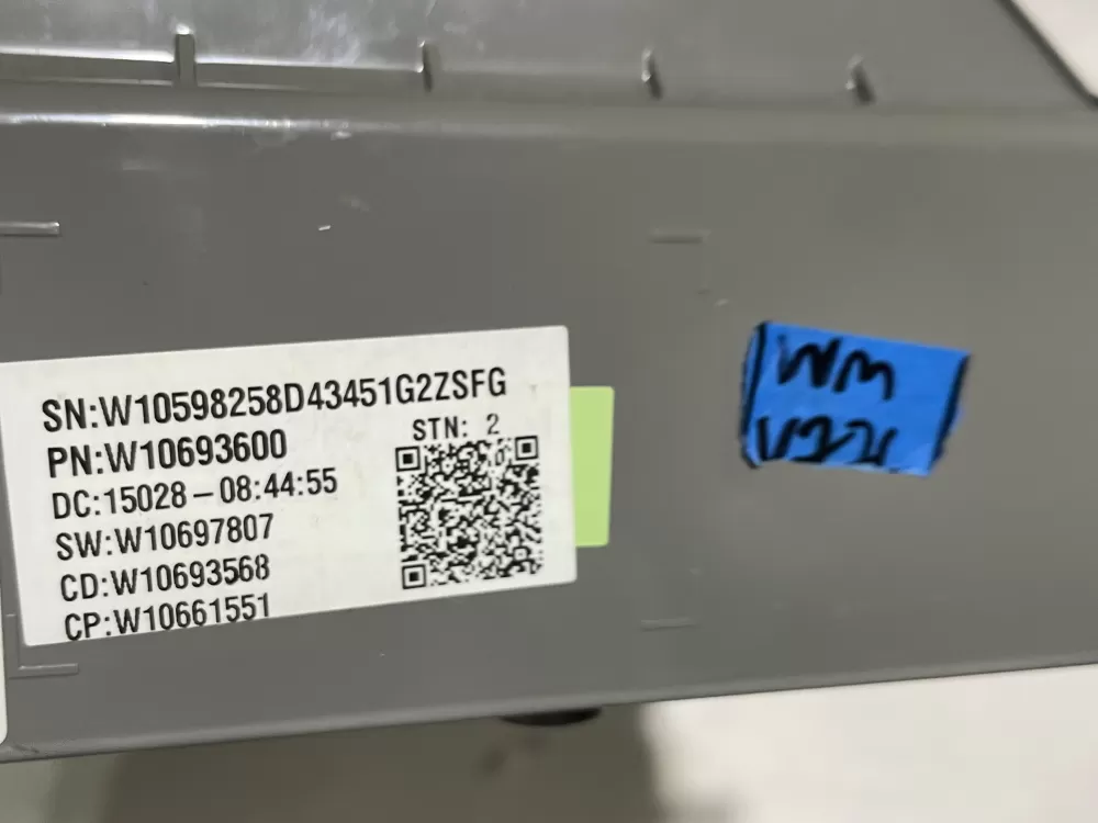 Whirlpool W10661571 W10693600 W10908727 Washer Control Board AZ150473 | Wmv776