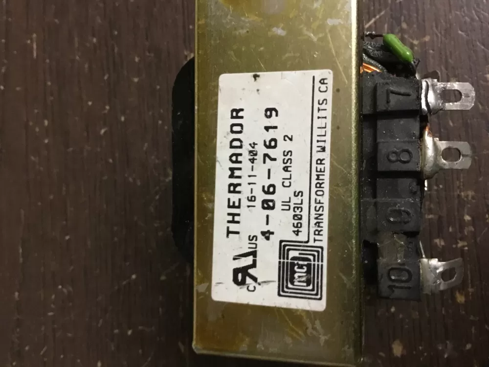 Thermador 4-06-7619 Double Oven Transformer AZ19587 | NR173