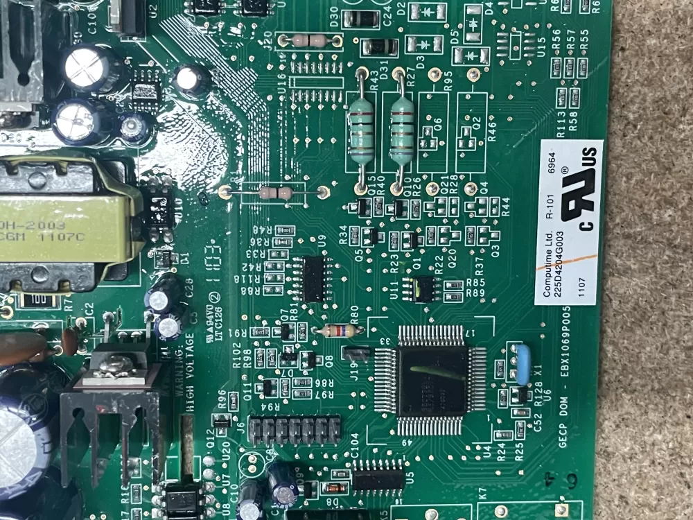 GE WR55X10968 EBX1069P005 Refrigerator Control Board Main AZ20212 | KM1582