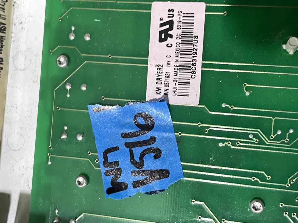 Whirlpool Kenmore 8571931 Dryer Control Board Rev AZ195192 | Wmv516