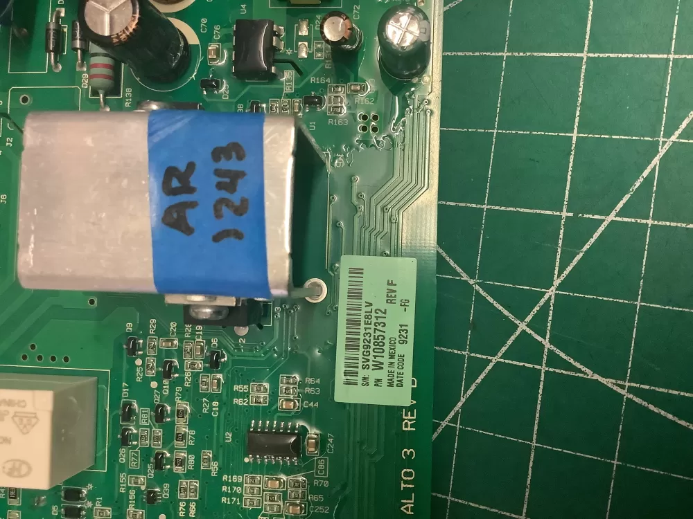 Whirlpool W10857312 Washer Control Board AZ205549 | AR1243