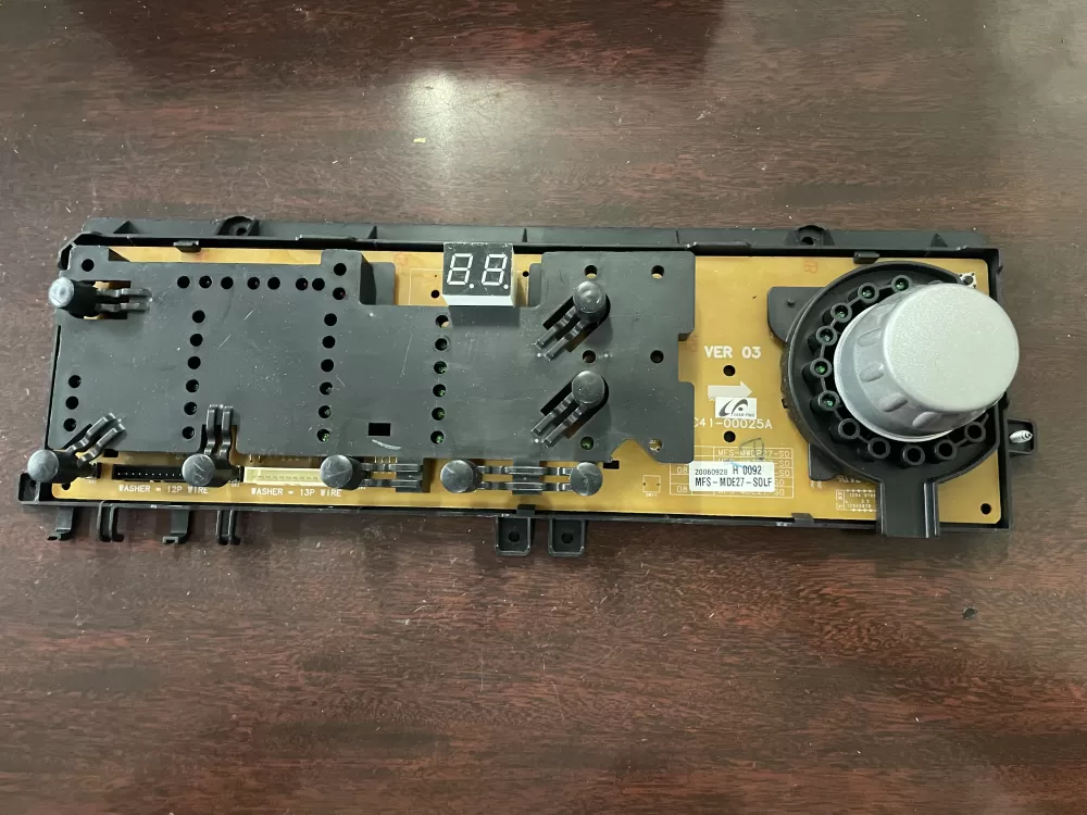 Samsung DC92-00124A DC41-00025A Dryer UI Control Board AZ39305 | KMV385