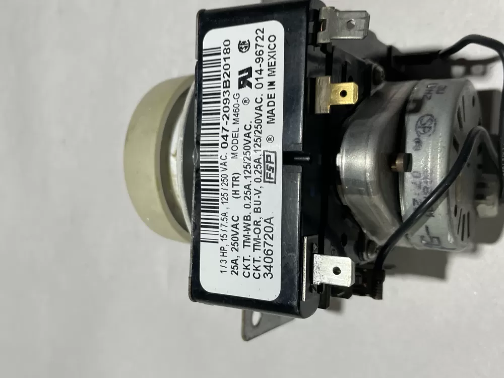 Whirlpool 3406720A PD00055932 3406720 529119 Dryer Timer AZ123135 | Wm2247
