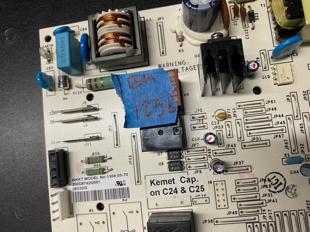 GE EBX1110P002 200D49742G001 Fridge Control Board AZ7510 | BK1258