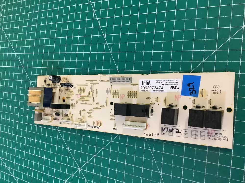 GE Power Dishwasher Control Board 165D7802P003 WD21X10247 AZ203389 | NR329