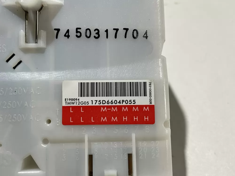 GE 175D6604P055 WH45X22698 Washer Timer AZ113103 | Wm776