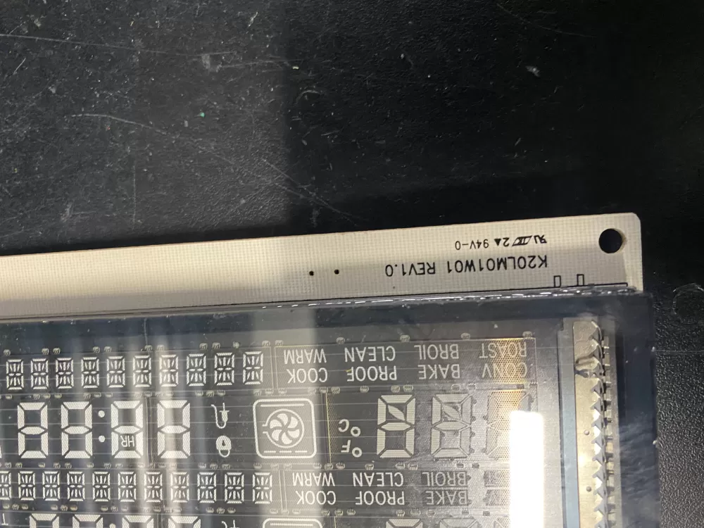 Jenn-Air K20LM01W01 Range Oven Display Control Board AZ17429 | BK832