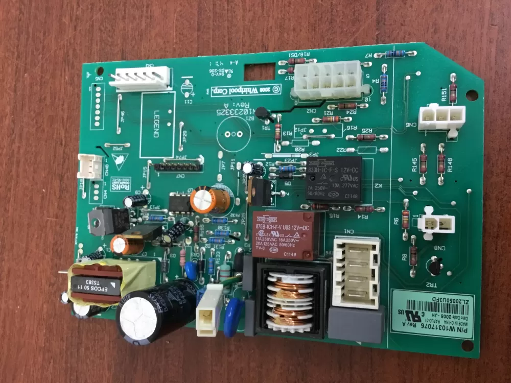 Whirlpool  KitchenAid  Kenmore  Jenn-Air AP6019378 W10205552 W10268635 W10317076 WPW10317076 PS11752684 Refrigerator Control Board