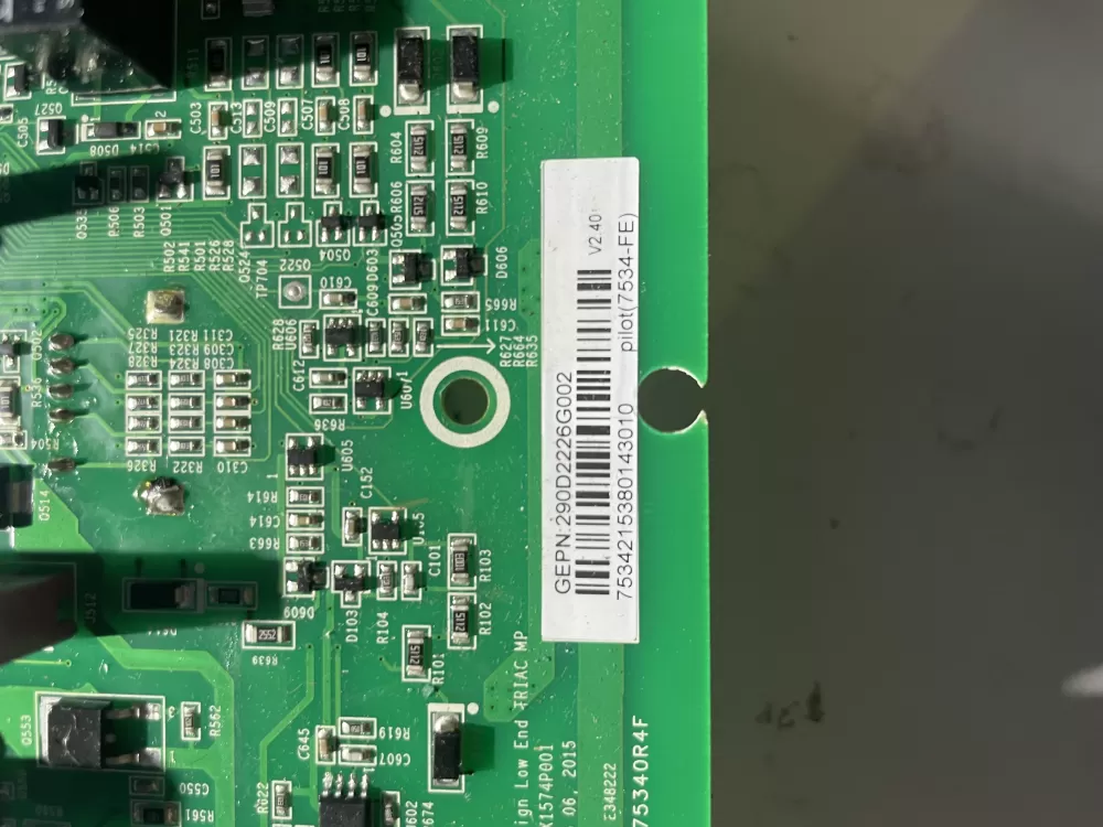 GE WH22X29556 WH18X25896 290D2226G002 Washer Control Board AZ40047 | Wm361