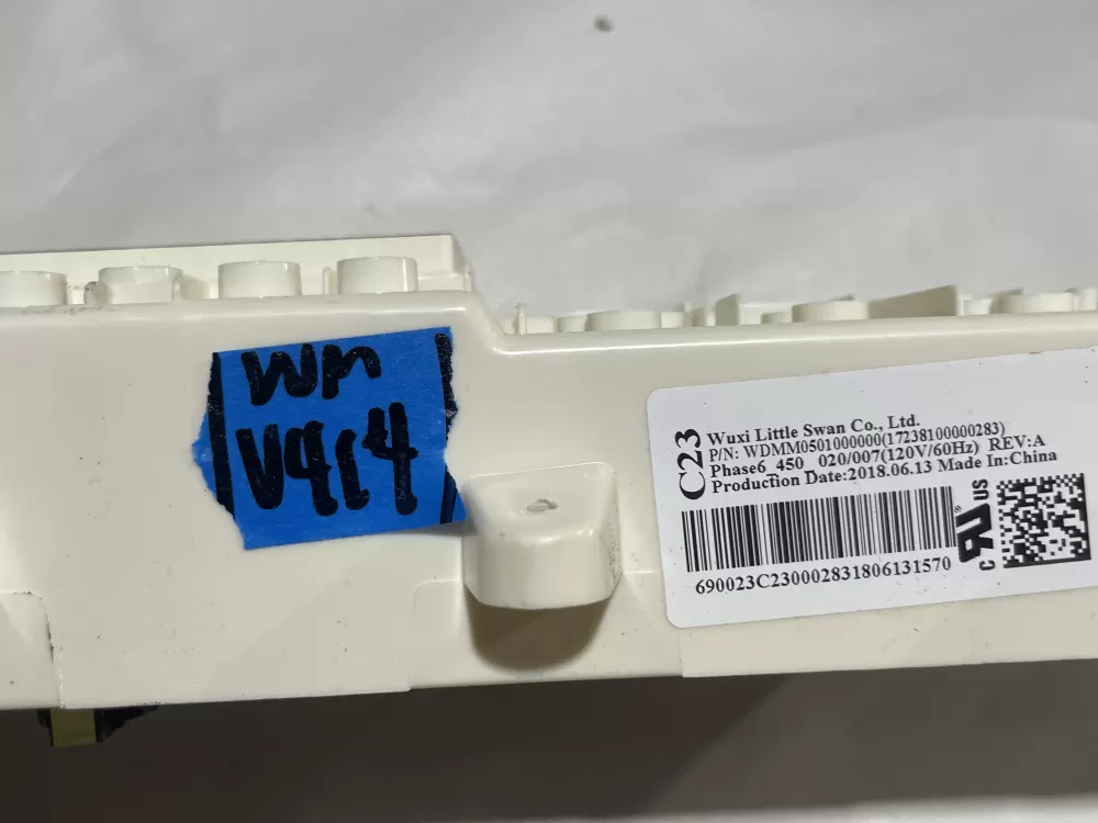 GE WH12X27293 17238100000283 Washer Control Board  AZ141472 | Wmv414