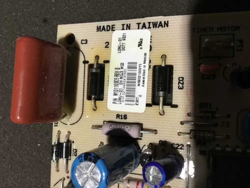 Whirlpool Kenmore W10116565 8546229 Dryer Control Board AZ77805 | NR1447