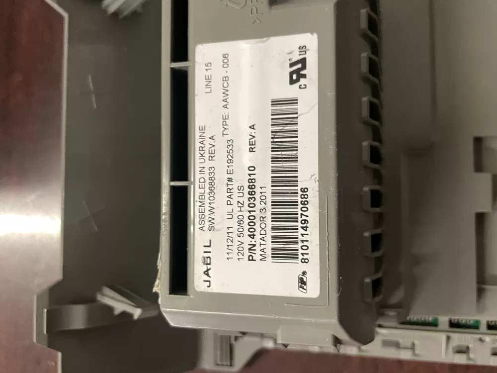 Whirlpool Maytag 400010366810 006 Washer AAWCB Control Board AZ61427 | Wmv554