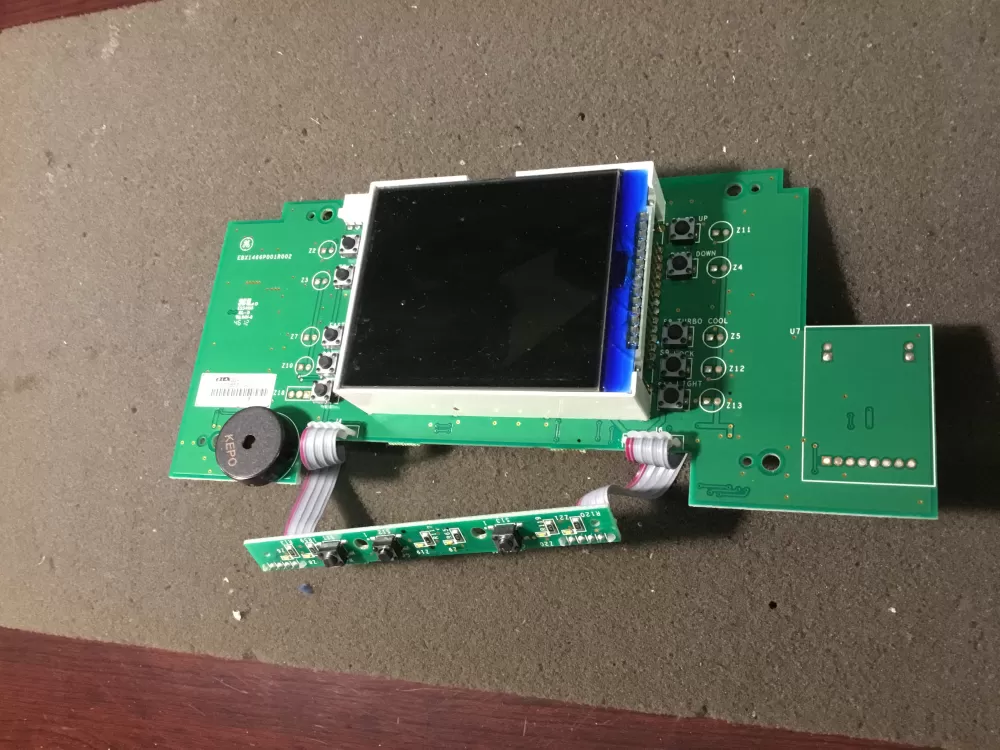 GE 197D8550G005 Refrigerator Dispenser Control Board Display