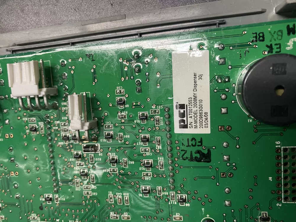 GE 200D9863G010 Refrigerator Control Board Dispenser AZ11903 | BK672