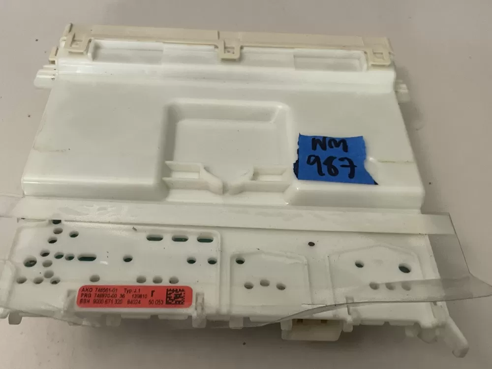 Bosch 9000671320 Dishwasher Main Control Board AZ103998 | Wm987