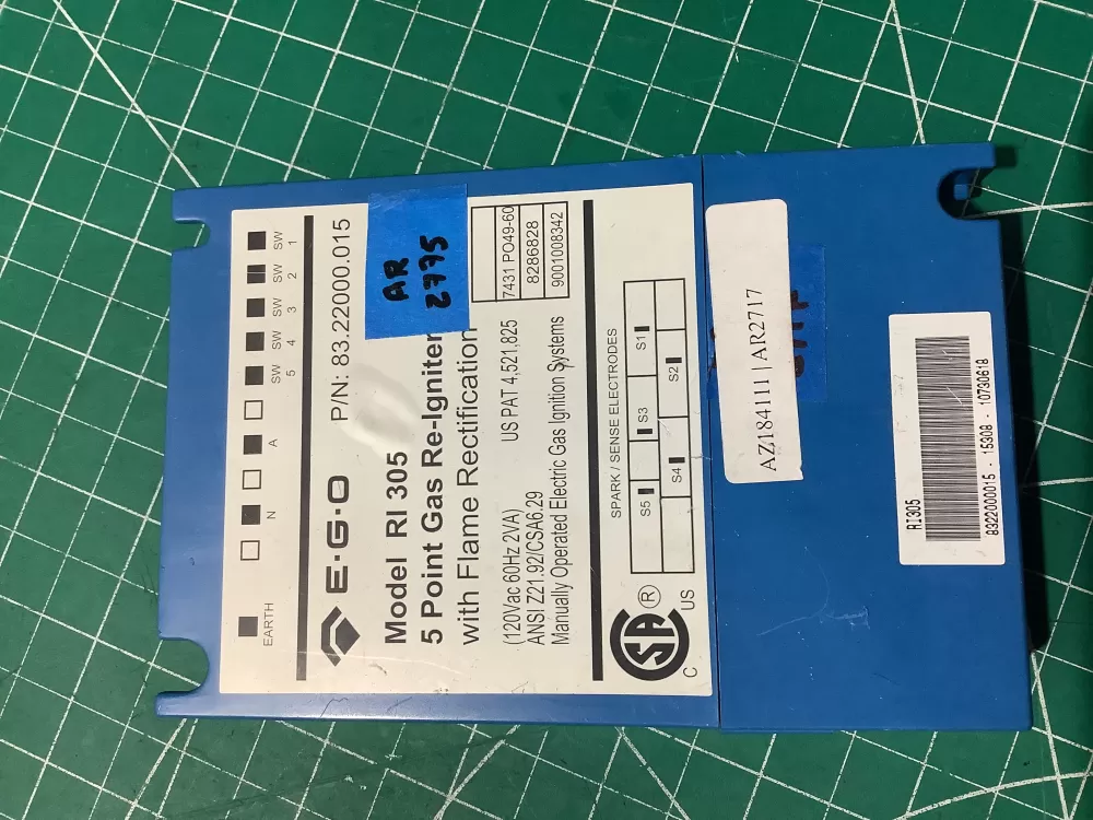 Bosch Thermador Gaggenau 83 22000 015 Cooktop Spark Module AZ199130 | AR2775