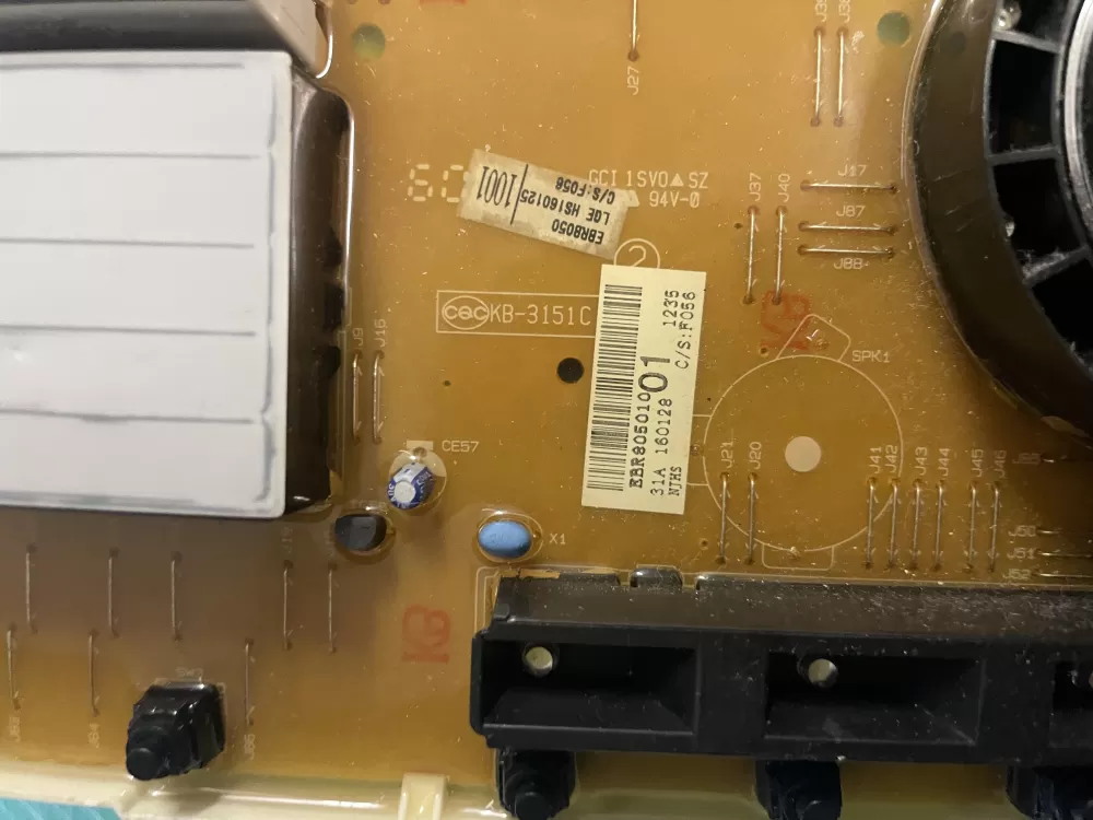 LG EBR80501001 EAX64809403 Washer Control Board AZ209422 | Wmv928