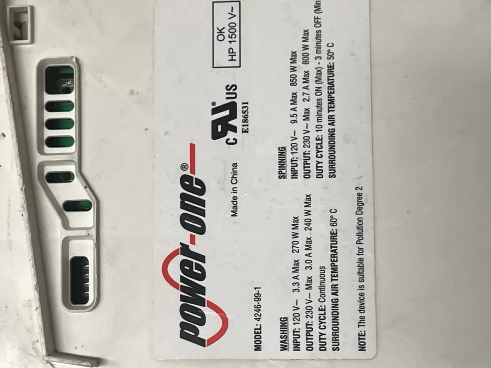 Frigidaire Kenmore Washer Control Board Main 4246-99-1 AZ14483 | V328