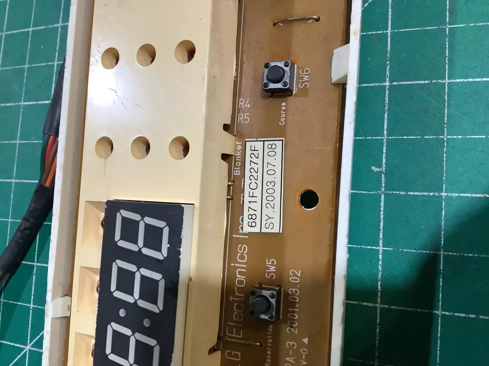 LG 6871FC2272F Washing Machine Control Board AZ165644 | NR2554